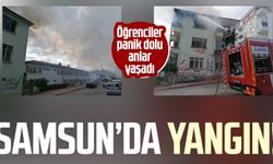 Samsun'da İlyasköy Mahallesi'nde yangın!