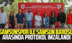 Samsunspor ile Samsun Barosu arasında protokol imzalandı