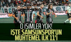 O isimler yok! İşte Samsunspor - Manisa FK maçının muhtemel ilk 11'i