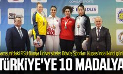 Samsun'daki FISU Dünya Üniversiteler Dövüş Sporları Kupası’nda ikinci gün! Türkiye'ye 10 madalya