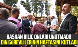Terme Belediye Başkanı Ali Kılıç onları unutmadı! Din görevlilerinin haftasını kutladı