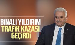 Binali Yıldırım trafik kazası geçirdi