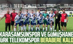 Karasamsunspor ve Gümüşhane Türk Telekomspor berabere kaldı