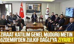Ziraat Katılım Genel Müdürü Metin Özdemir'den Samsun Valisi Zülkif Dağlı'ya ziyaret