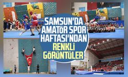 Samsun'da Amatör Spor Haftası'ndan renkli görüntüler 