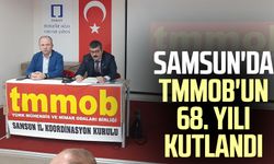 Samsun'da TMMOB'un 68. yılı kutlandı