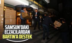 Samsun’daki eczacılardan Bartın’a destek