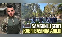 Samsunlu şehit Piyade Uzman Onbaşı Mutlu Can Meşeci kabri başında anıldı