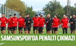Samsunspor'da penaltı çıkmazı
