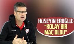 Samsunspor Teknik Direktörü Hüseyin Eroğlu: “Kolay bir maç oldu”