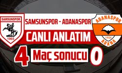 Samsunspor - Adanaspor maçı canlı anlatımı