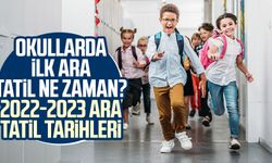 Okullarda ilk ara tatil ne zaman? 2022-2023 ara tatil tarihleri