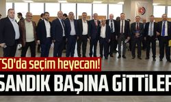 Samsun TSO'da seçim heyecanı! Sandık başına gittiler