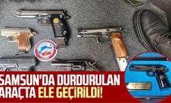 Samsun'da durdurulan araçta ele geçirildi!