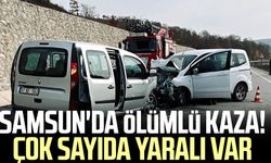 Samsun'da ölümlü kaza! Çok sayıda yaralı var