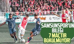 Samsunspor'un bileği 7 maçtır bükülmüyor!