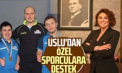 Özel sporculara YILYAK Samsunspor Basketbol Başkan Vekili Arzu Uslu'dan destek 