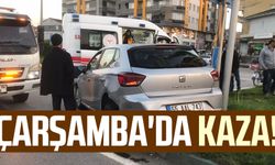 Çarşamba'da kaza!