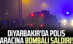 Diyarbakır'da polis aracına bombalı saldırı!