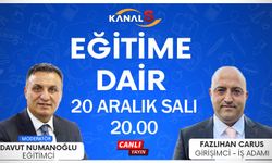 Davut Numanoğlu ile Eğitime Dair 20 Aralık Salı Kanal S'de