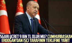 Asgari ücret 9 bin TL olur mu? Cumhurbaşkanı Erdoğan'dan işçi tarafının teklifine yanıt