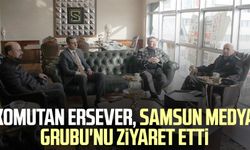 Samsun İl Jandarma Komutanı Albay, Ömer Ersever, Samsun Medya Grubu'nu ziyaret etti