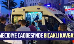 Samsun Mecidiye Caddesi'nde bıçaklı kavga!