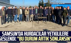 Samsun'da hurdacılar yetkililere seslendi: "Bu durum artık sonlansın"