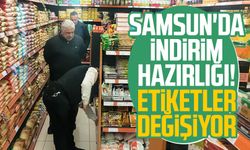 Samsun'da indirim hazırlığı! Etiketler değişiyor