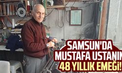 Samsun'da Mustafa Ustanın 48 yıllık emeği!