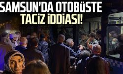 Samsun'da otobüste taciz iddiası!