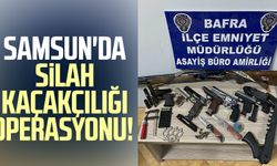 Samsun'da silah kaçakçılığı operasyonu!