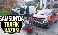 Samsun'da trafik kazası!