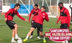 Samsunspor maç hazırlıklarına devam ediyor!
