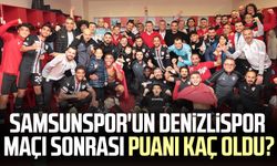 Samsunspor'un Denizlispor maçı sonrası puanı kaç oldu?