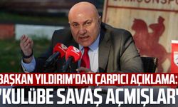 Yılport Samsunspor Başkanı Yüksel Yıldırım'dan çarpıcı açıklama: "Kulübe savaş açmışlar"