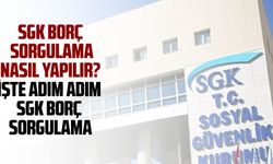 SGK borç sorgulama nasıl yapılır? İşte adım adım SGK borç sorgulama