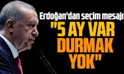 Cumhurbaşkanı Erdoğan seçim tarihini verdi! 'Durmak yok' dedi