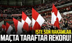 Yılport Samsunspor - Erzurumspor maçında taraftar rekoru 