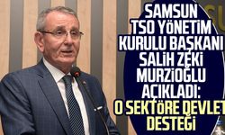 Samsun TSO Yönetim Kurulu Başkanı Salih Zeki Murzioğlu açıkladı: O sektöre devlet desteği