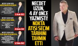 Necdet Uzun, 4 ay önce yazmıştı! Nokta atışı seçim tarihini tahmin etti