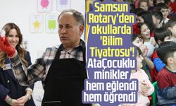 Samsun Rotary’den okullarda 'Bilim Tiyatrosu'! AtaÇocuklu minikler hem eğlendi hem öğrendi