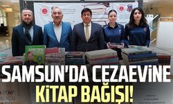 Samsun'da cezaevine kitap bağışı!