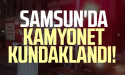 Samsun'da kamyonet kundaklandı!