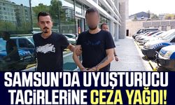 Samsun'da uyuşturucu tacirlerine ceza yağdı!