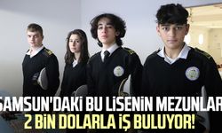 Samsun'daki bu lisenin mezunları 2 bin dolarla iş buluyor!