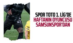 Haftanın oyuncusu Samsunspor'dan