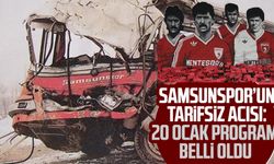 Samsunspor'un tarifsiz acısı: Samsun'da 20 Ocak programı belli oldu
