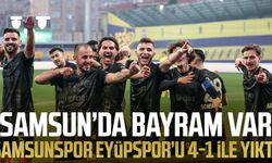 Samsun'da bayram var! Samsunspor, Eyüpspor'u 4-1 ile yıktı