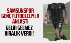 Yılport Samsunspor genç futbolcu ile anlaştı! Gelir gelmez kiralandı 